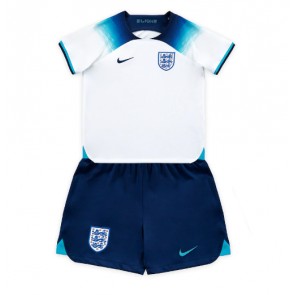 England Hjemmebanesæt Børn VM 2022 Kort ærmer (+ korte bukser)